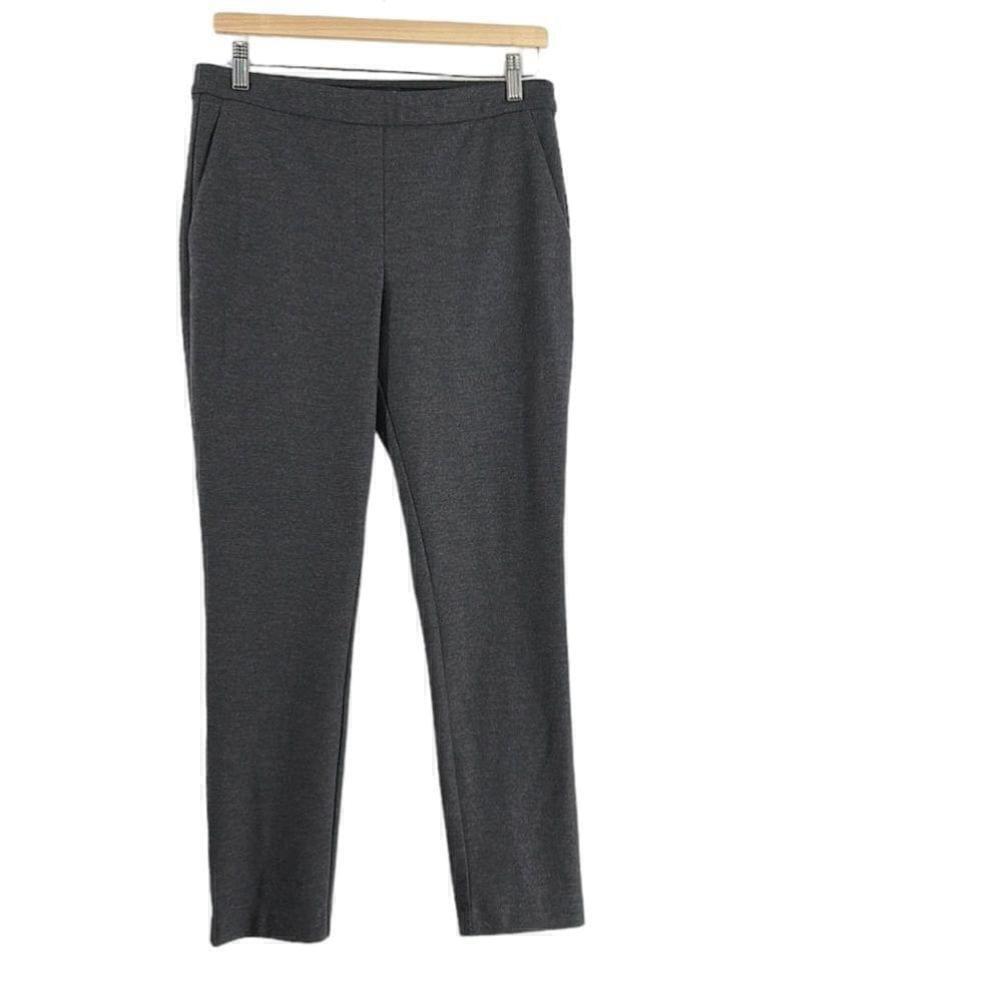 Theory pants Thaniel Jersey wool blend Pants pull on trousers grey career sz 6
